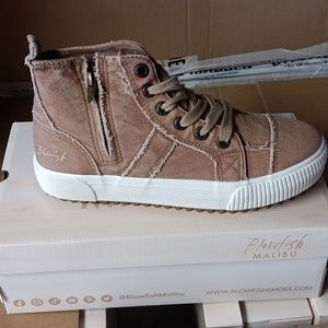 Blowfish Malibu Tan High-Top Sneakers